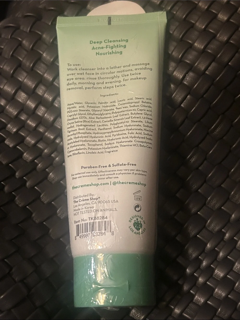 2 pack The Creme Shop Crème Double Cleanse Daily Cleanser Makeup Remover NEW